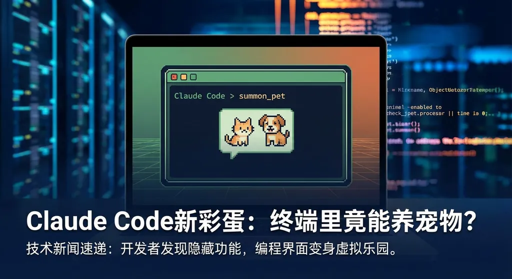 Claude Code新彩蛋:终端里竟能养宠物?