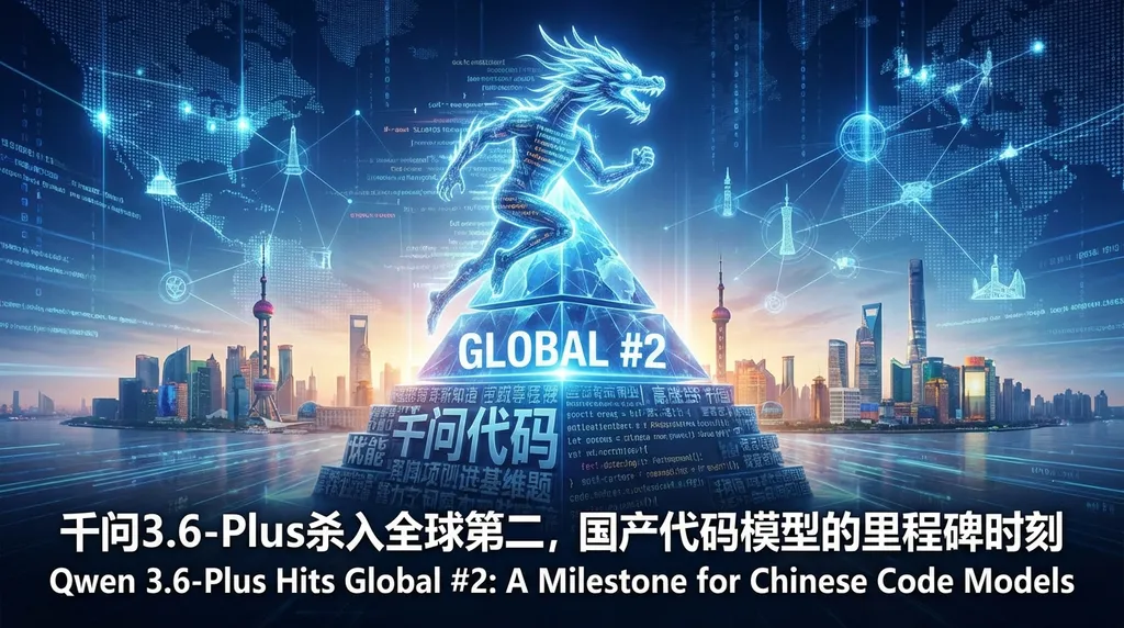 千问3.6-Plus杀入全球第二,国产代码模型的里程碑时刻