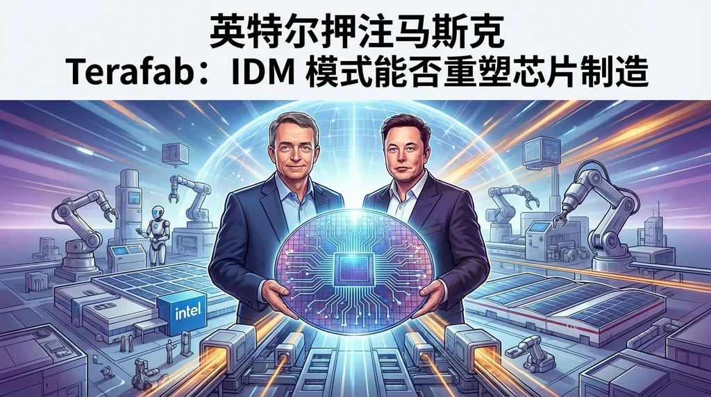 英特尔押注马斯克 Terafab:IDM 模式能否重塑芯片制造