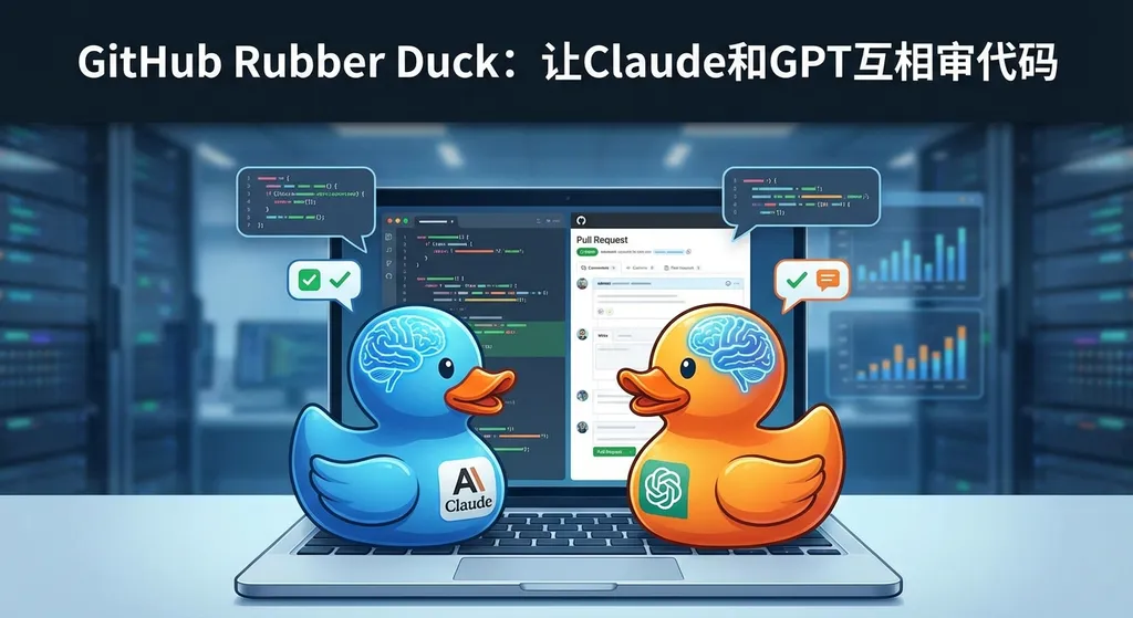 GitHub Rubber Duck:让Claude和GPT互相审代码