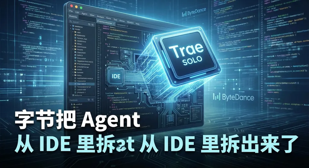Trae SOLO 独立端上线,字节把 Agent 从 IDE 里拆出来了