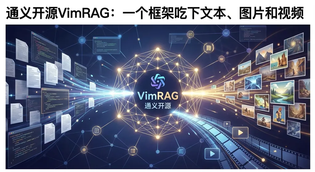 通义开源VimRAG:一个框架吃下文本、图片和视频