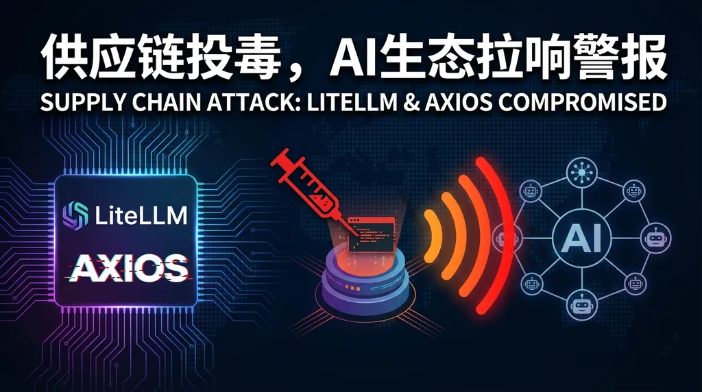 LiteLLM、Axios遭供应链投毒,AI生态拉响警报
