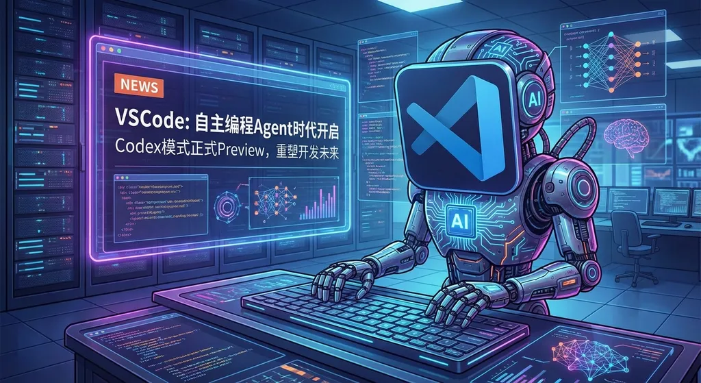VSCode 变身自主编程Agent,Codex模式正式Preview
