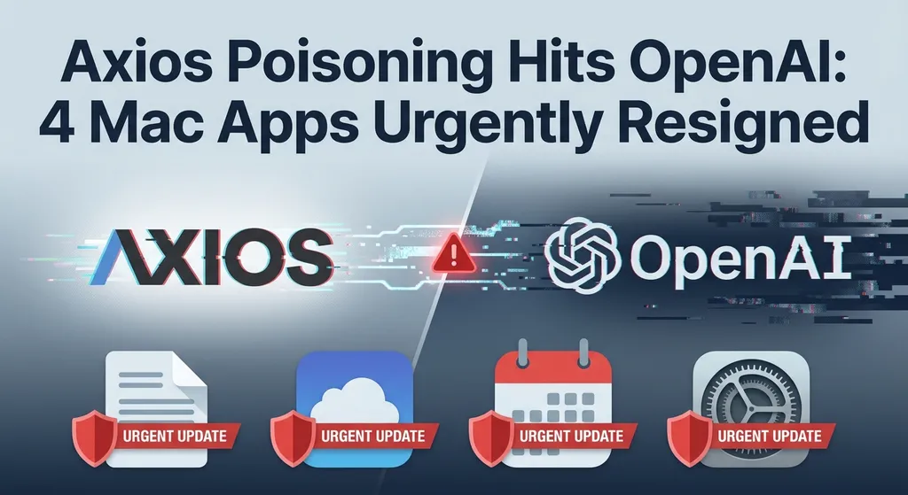 Axios 投毒波及 OpenAI,四款 Mac 应用紧急换签