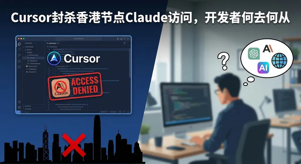 Cursor封杀香港节点Claude访问,开发者何去何从