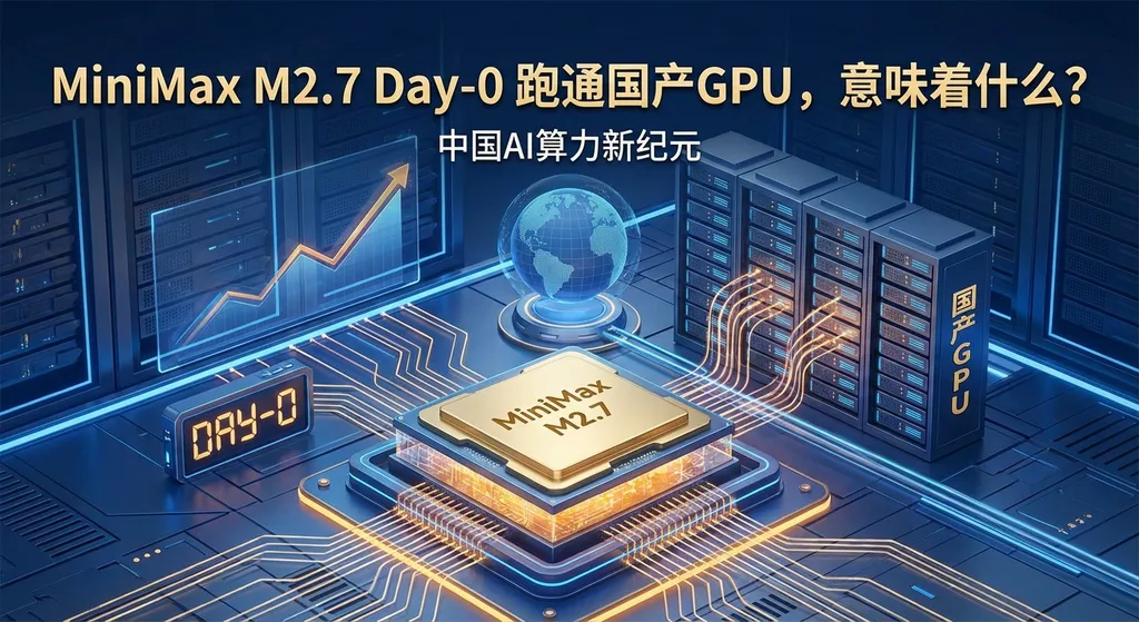 MiniMax M2.7 Day-0 跑通国产GPU,意味着什么?