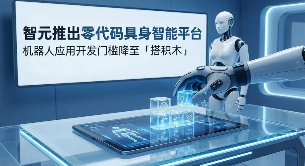 智元推出零代码具身智能平台,机器人应用开发门槛降至「搭积木」