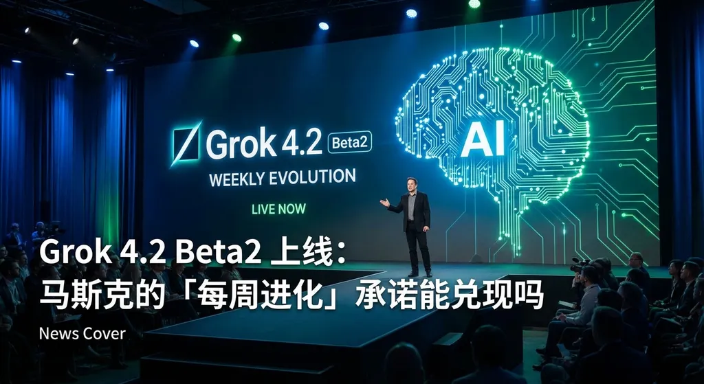Grok 4.2 Beta2 上线:马斯克的「每周进化」承诺能兑现吗