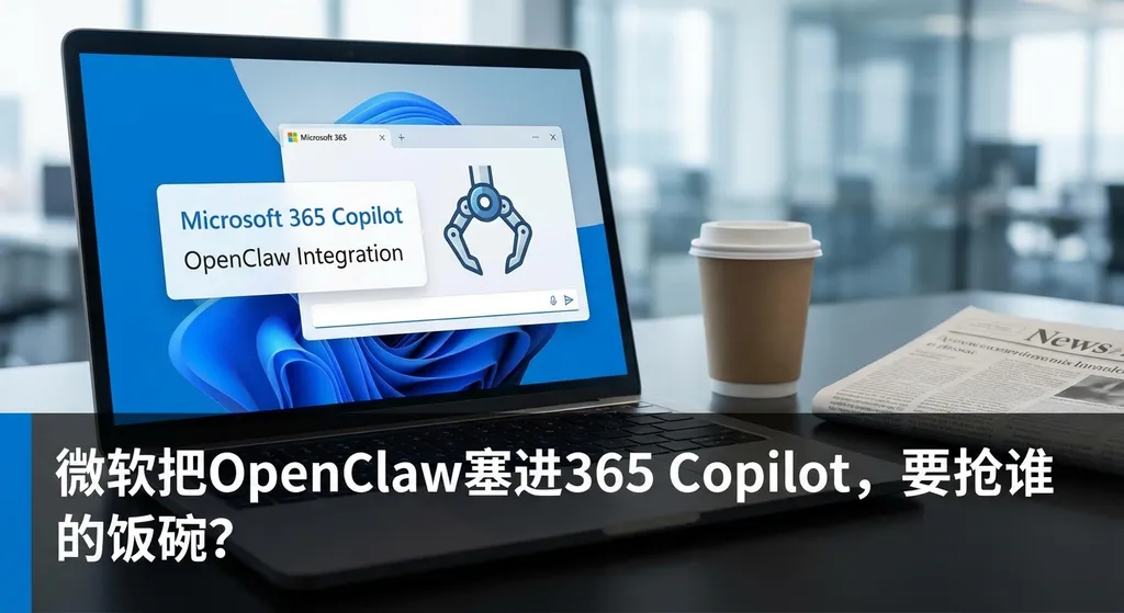 微软把OpenClaw塞进365 Copilot,要抢谁的饭碗?
