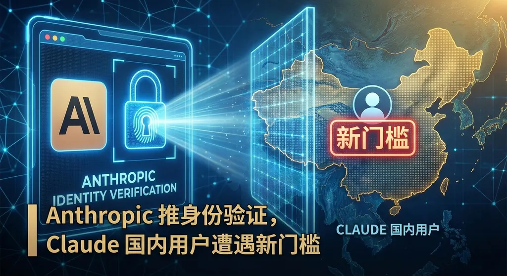 Anthropic 推身份验证,Claude 国内用户遭遇新门槛