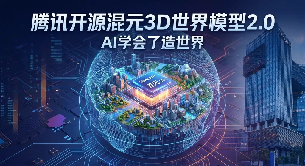 腾讯开源混元3D世界模型2.0:AI学会了造世界