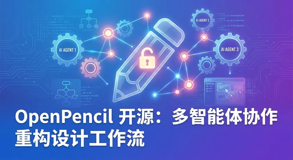 OpenPencil 开源:多智能体协作重构设计工作流