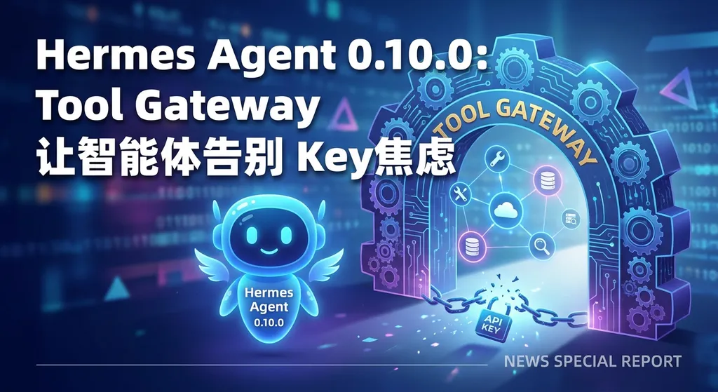 Hermes Agent 0.10.0:Tool Gateway 让智能体告别 Key 焦虑