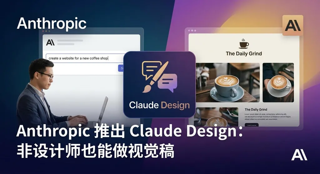 Anthropic 推出 Claude Design,非设计师也能做视觉稿