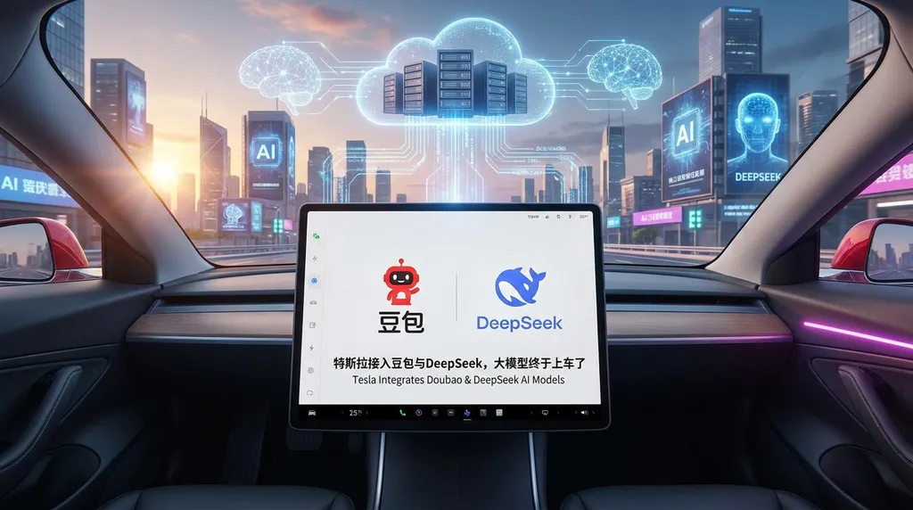 特斯拉接入豆包与DeepSeek,大模型终于上车了
