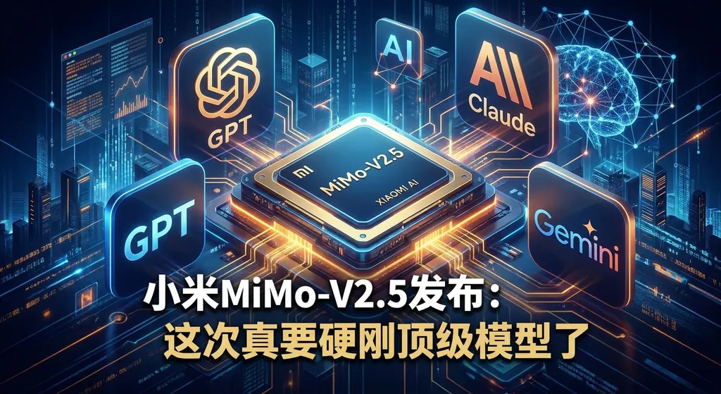 小米MiMo-V2.5发布:这次真要硬刚顶级模型了