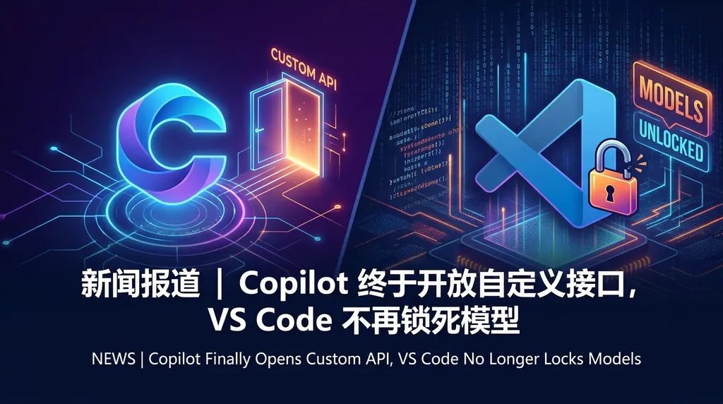 Copilot 终于开放自定义接口,VS Code 不再锁死模型