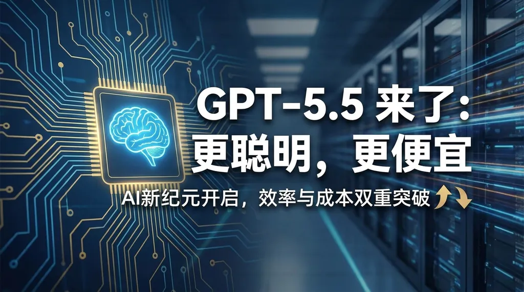 GPT-5.5 来了:更聪明,更便宜