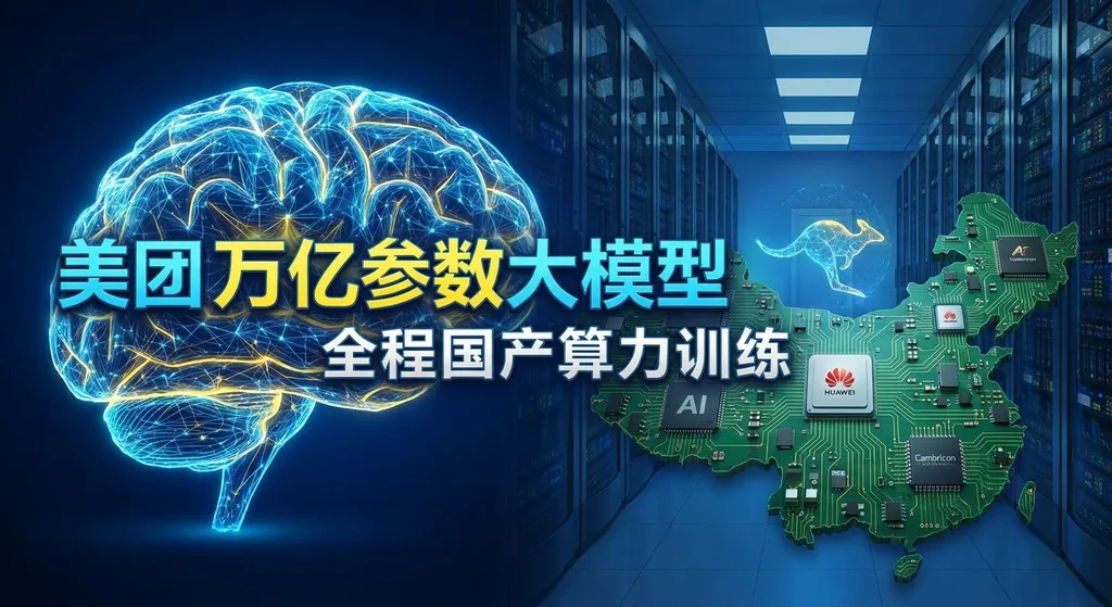 美团万亿参数大模型上线,全程国产算力训练