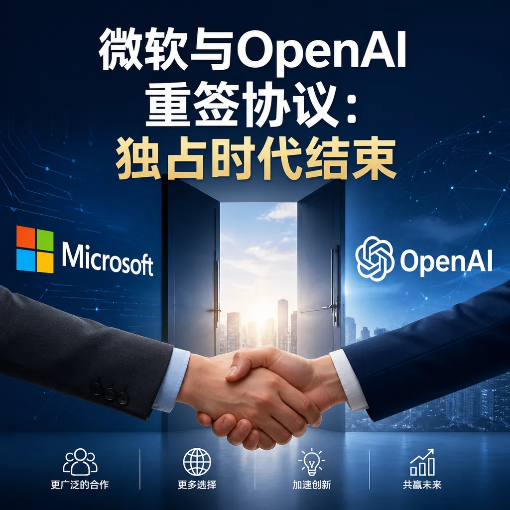 微软与OpenAI重签协议:独占时代结束