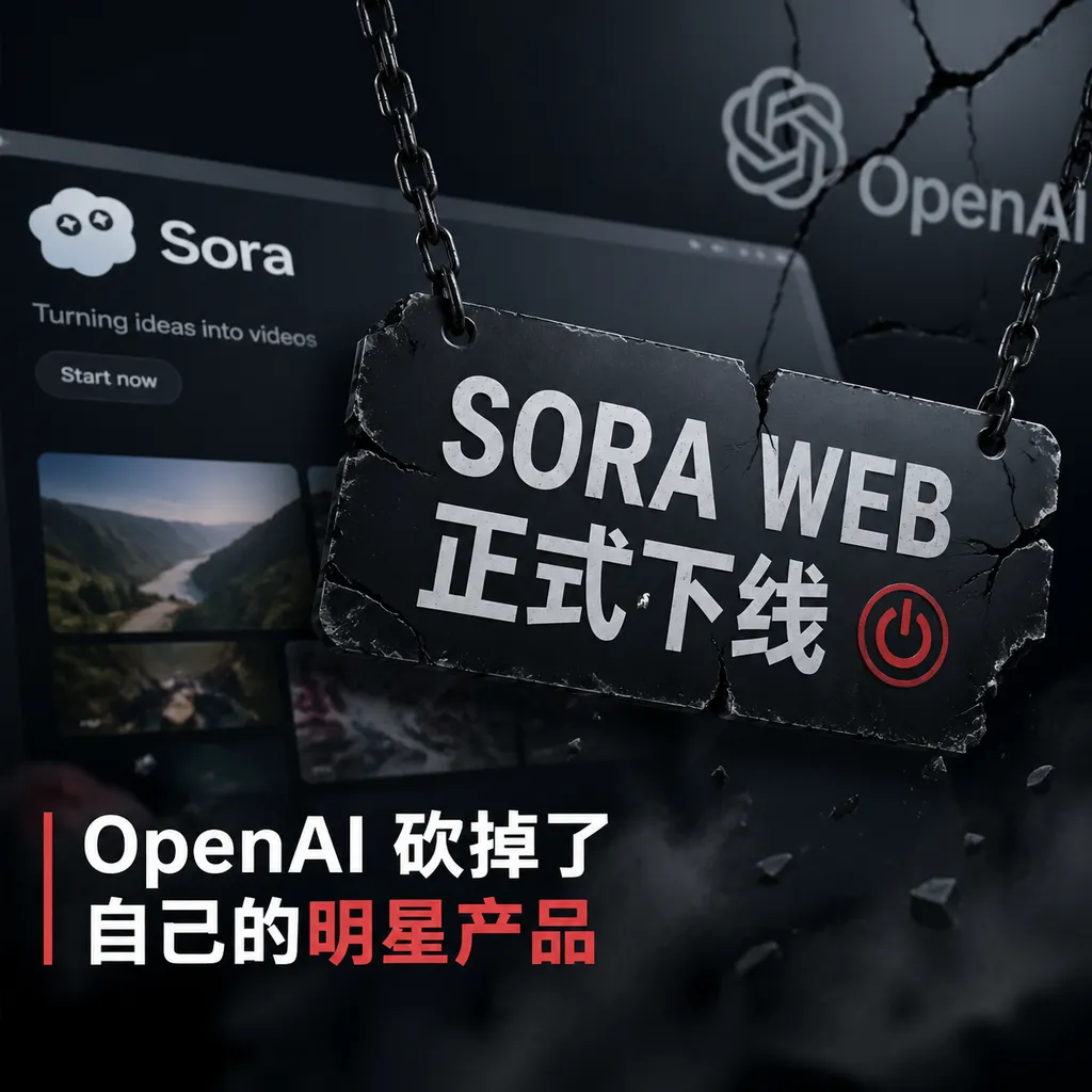 Sora Web 正式下线,OpenAI 砍掉了自己的明星产品
