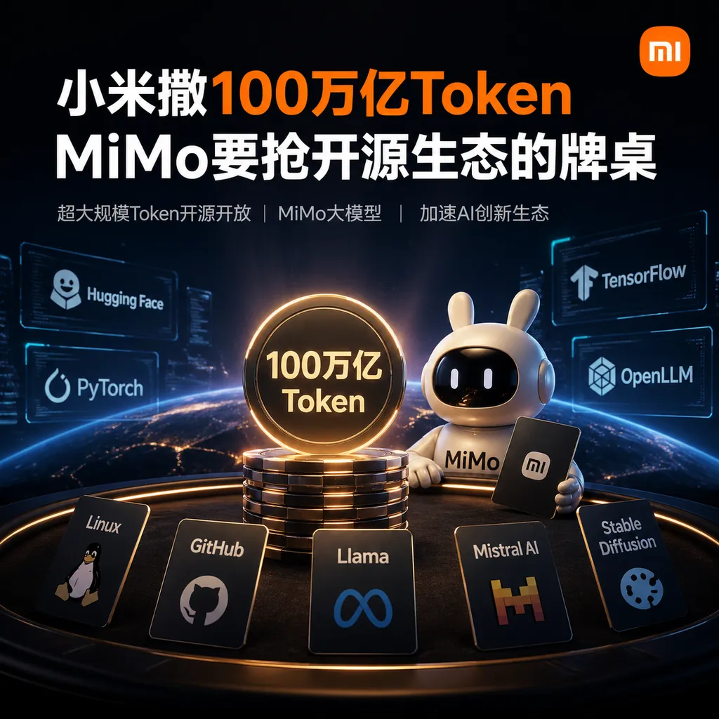小米撒100万亿Token,MiMo要抢开源生态的牌桌