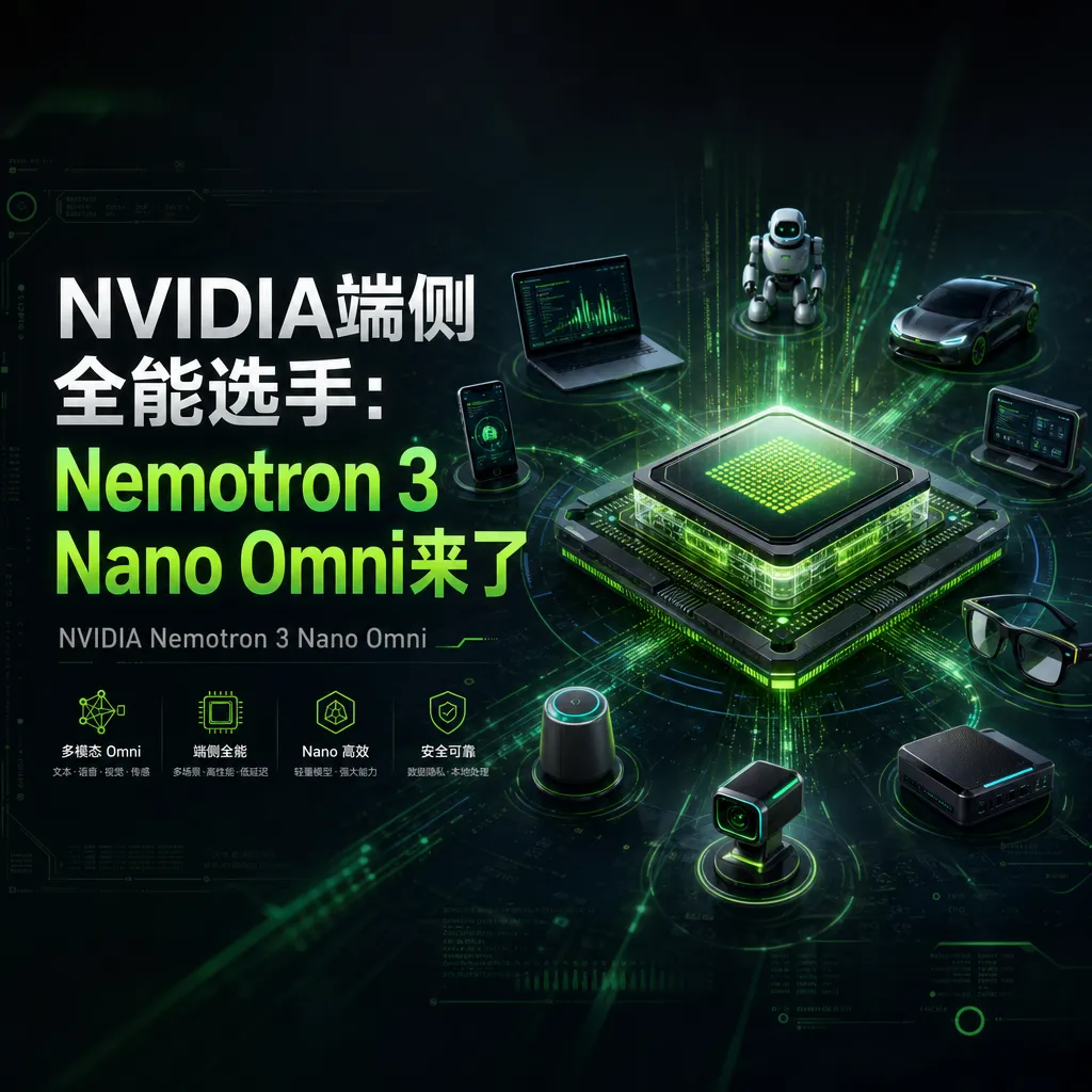 NVIDIA端侧全能选手:Nemotron 3 Nano Omni来了