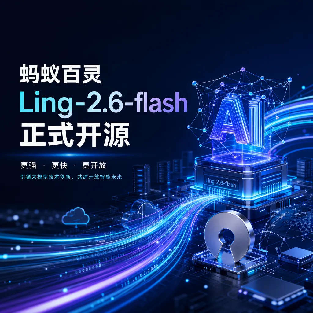 蚂蚁百灵Ling-2.6-flash正式开源