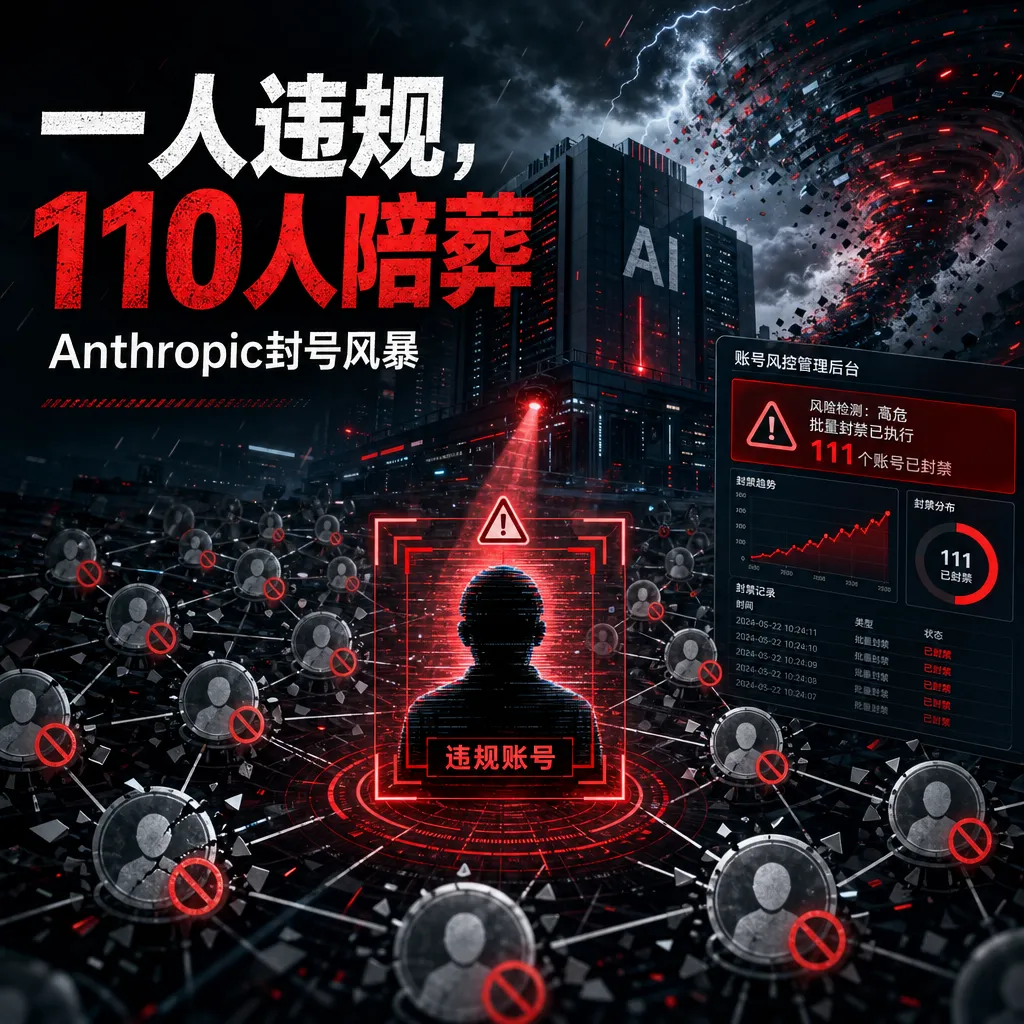 一人违规,110人陪葬:Anthropic封号风暴