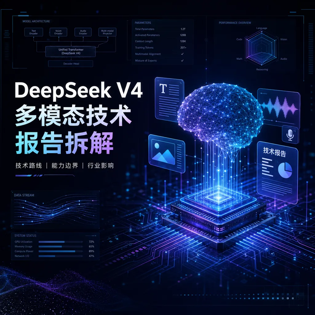 DeepSeek V4 多模态技术报告拆解