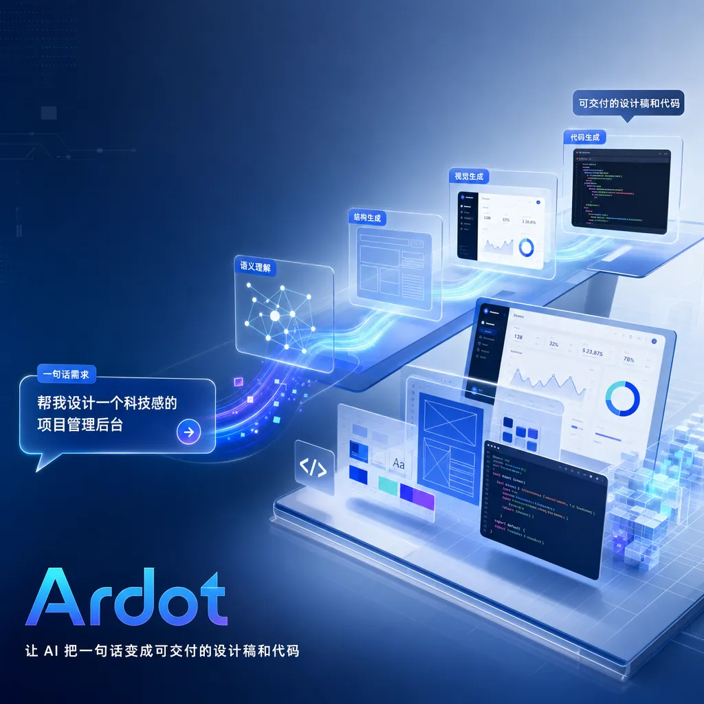 腾讯 Ardot 公测:让 AI 把一句话变成可交付的设计稿和代码
