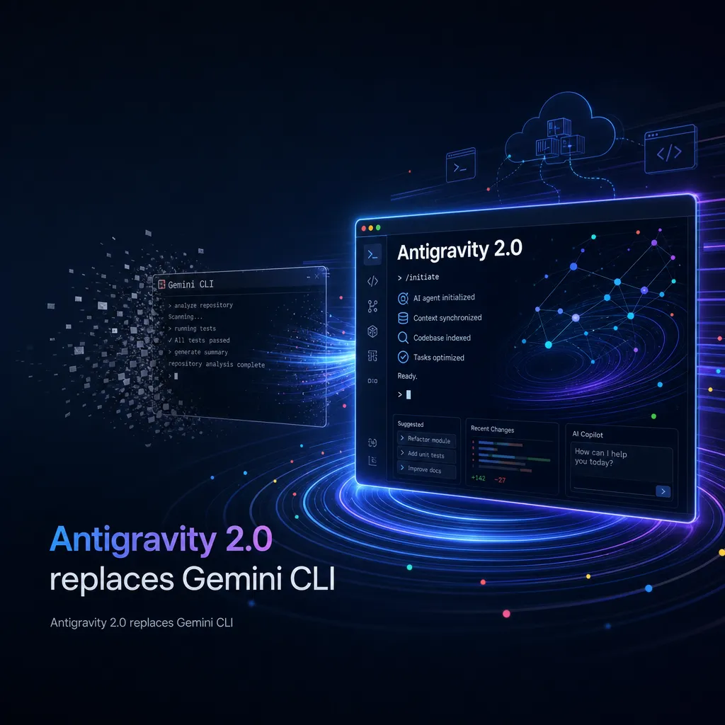 谷歌用 Antigravity 2.0 替代 Gemini CLI