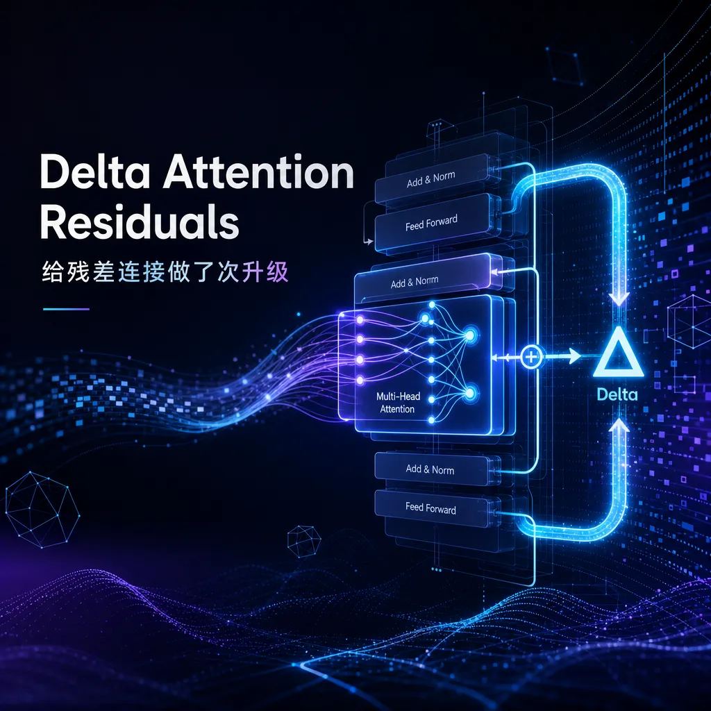 Delta Attention Residuals:给残差连接做了次升级