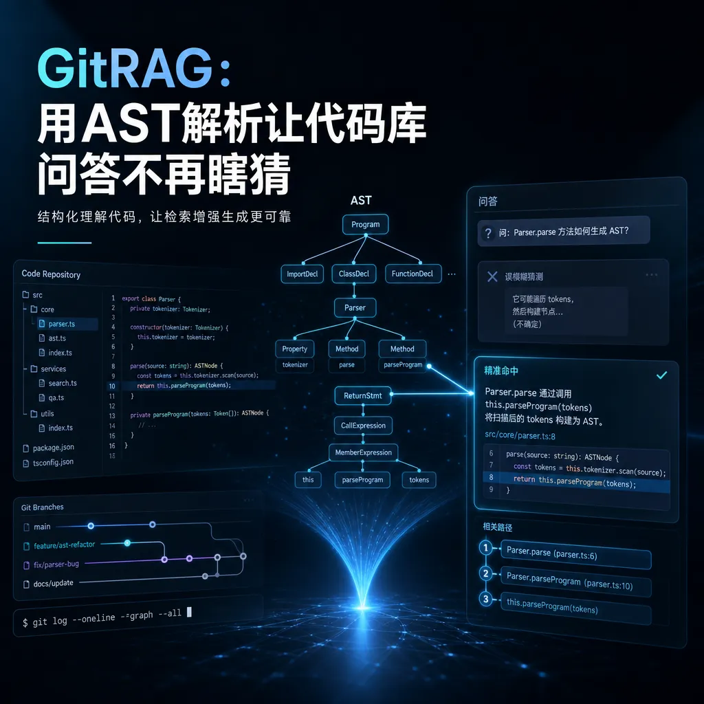 GitRAG:用AST解析让代码库问答不再瞎猜