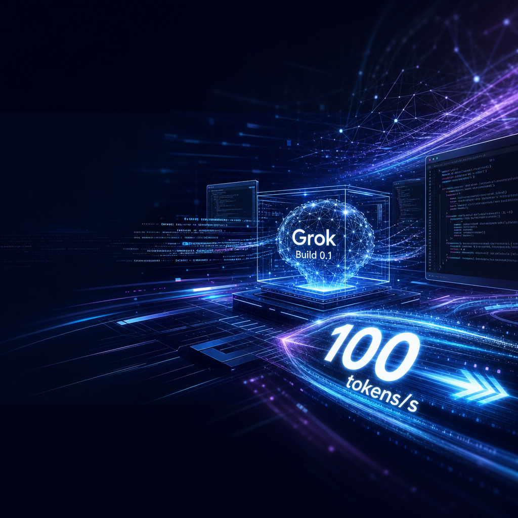xAI 甩出 Grok Build 0.1:编程模型动刀 100 tokens/s