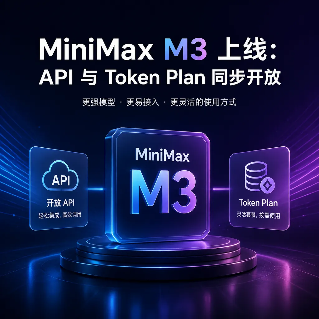 MiniMax M3 Launch: API and Token Plan Open Simultaneously