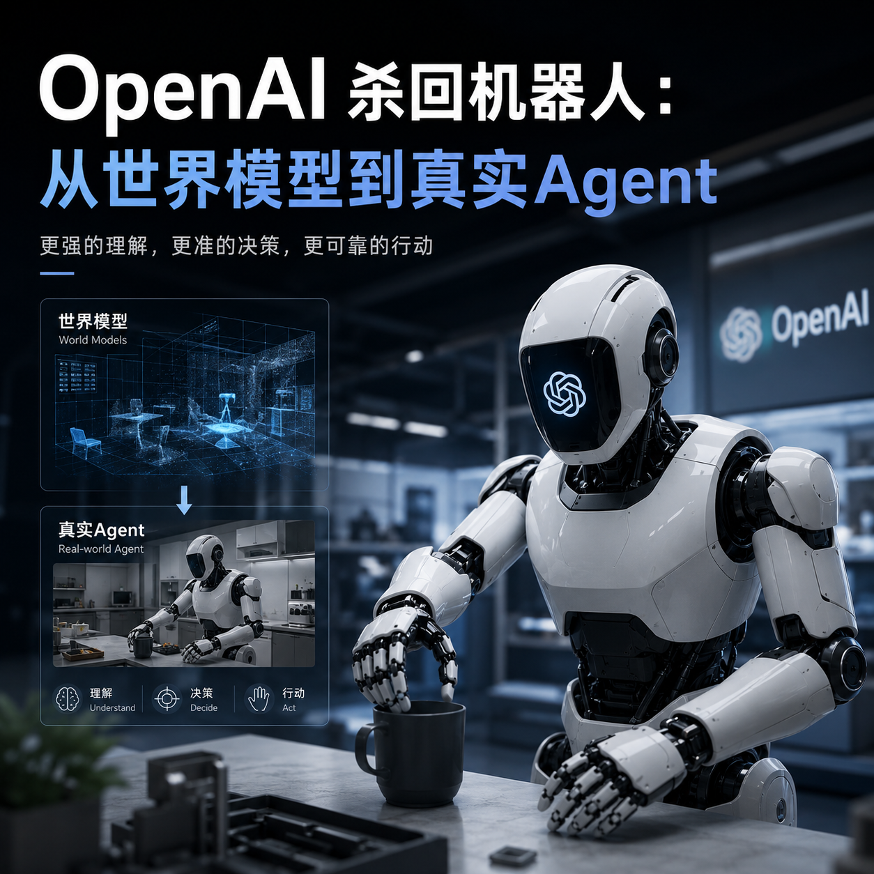 OpenAI杀回机器人:从世界模型到真实Agent