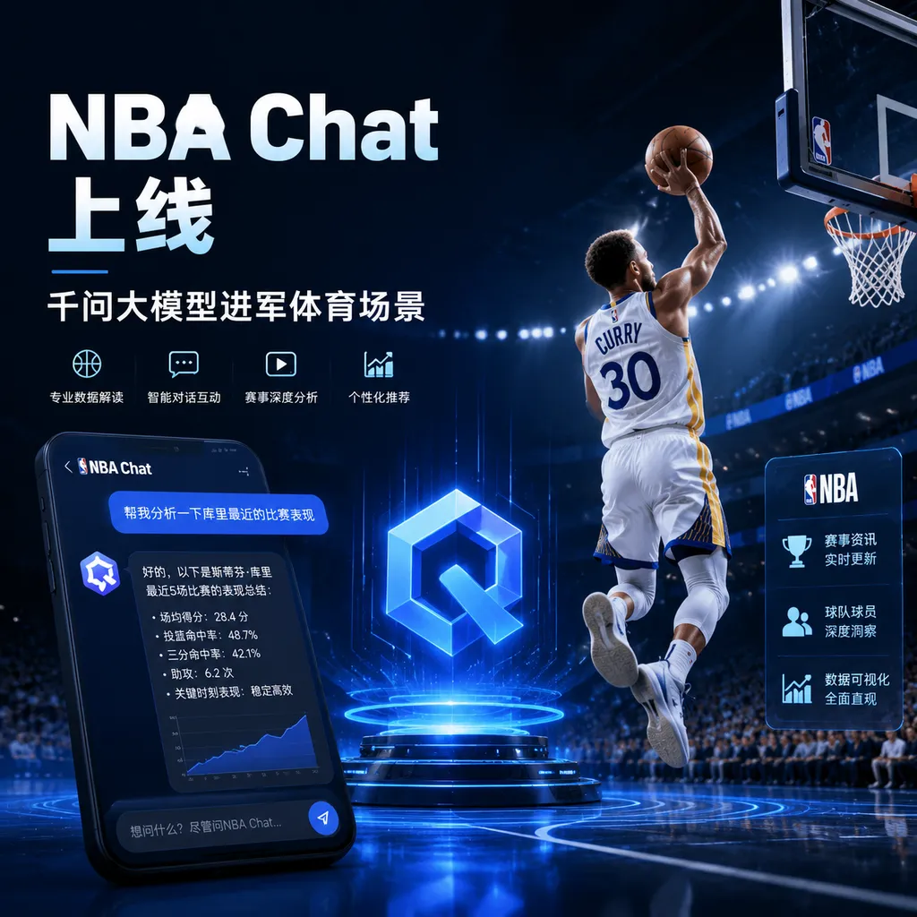 NBA Chat Goes Live: Qianwen Large Model Enters the Sports Arena