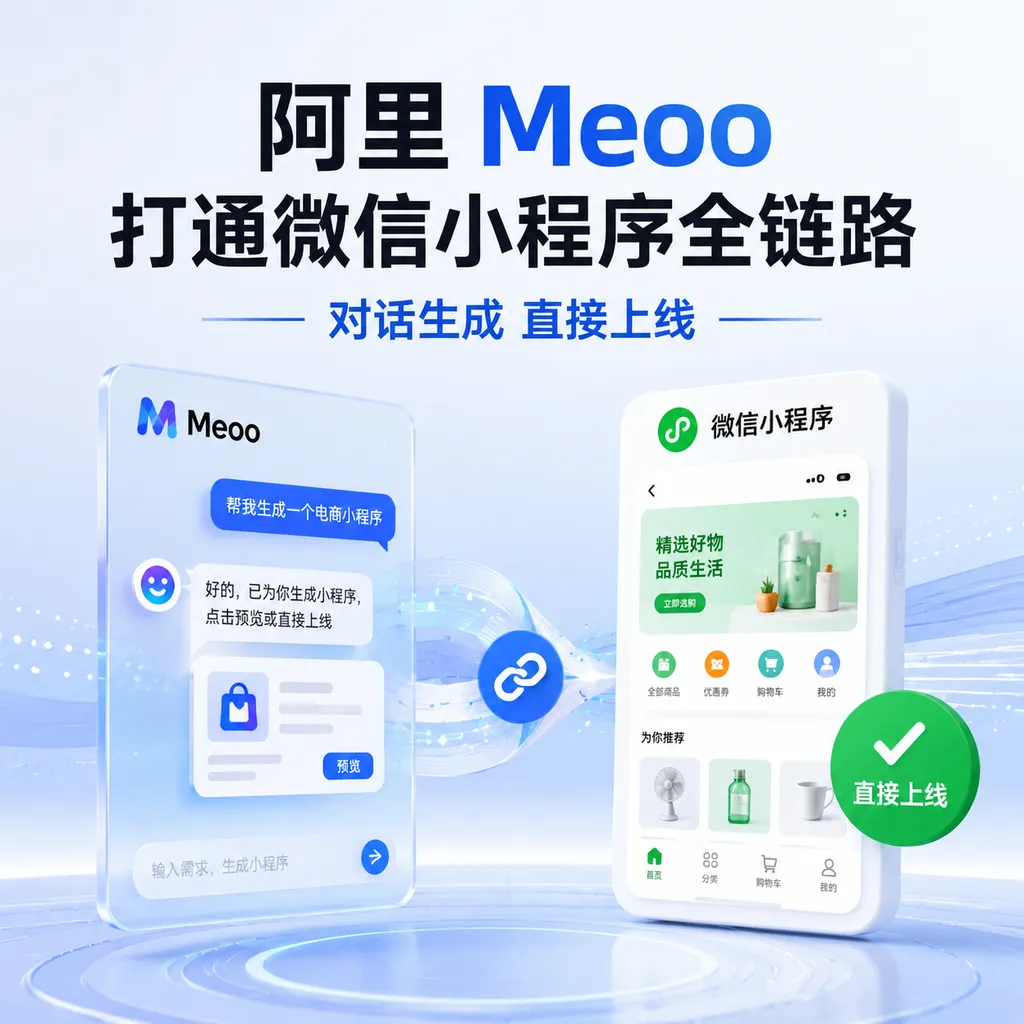 Ali Meoo integrates the entire WeChat Mini Program workflow, enabling direct deployment of generated dialogues.
