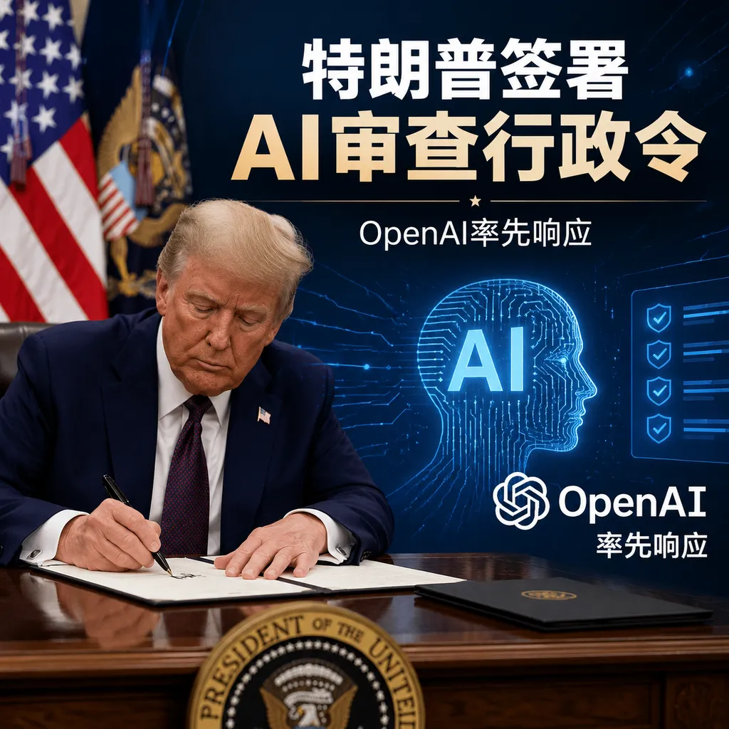Trump Signs Executive Order for AI Review, OpenAI Responds First