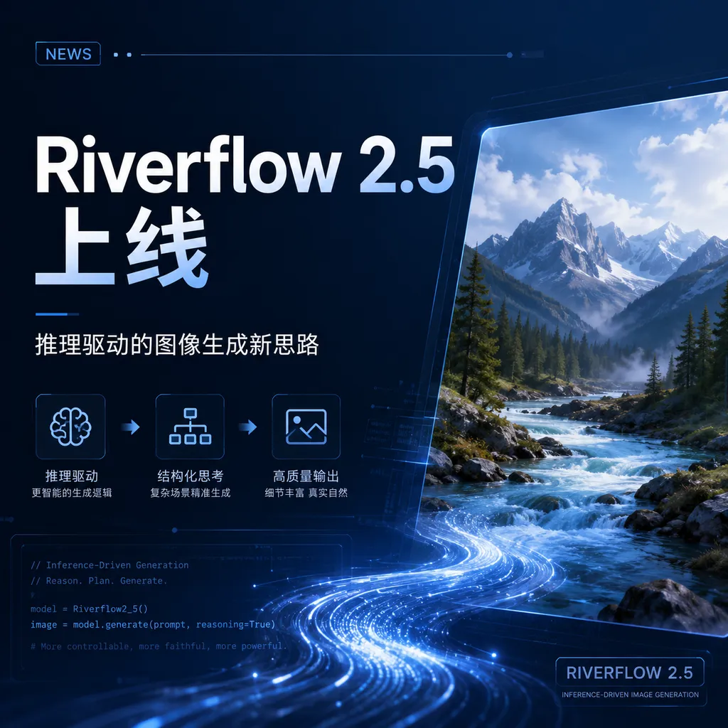 Riverflow 2.5 Launch: A New Approach to Reasoning-Driven Image Generation