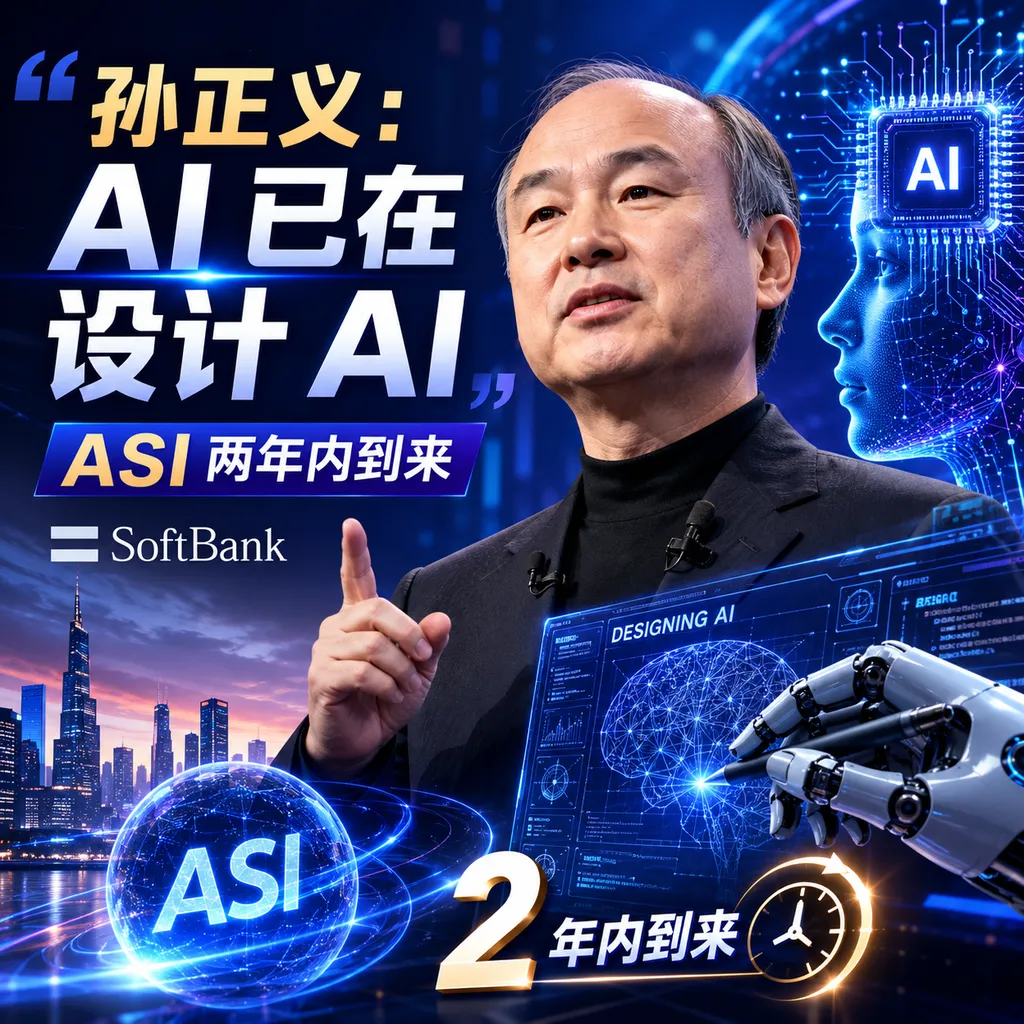 Masayoshi Son: AI is already designing AI, ASI will arrive within two years