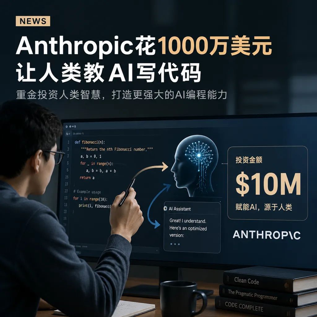Anthropic spent $10 million to have humans teach AI to write code