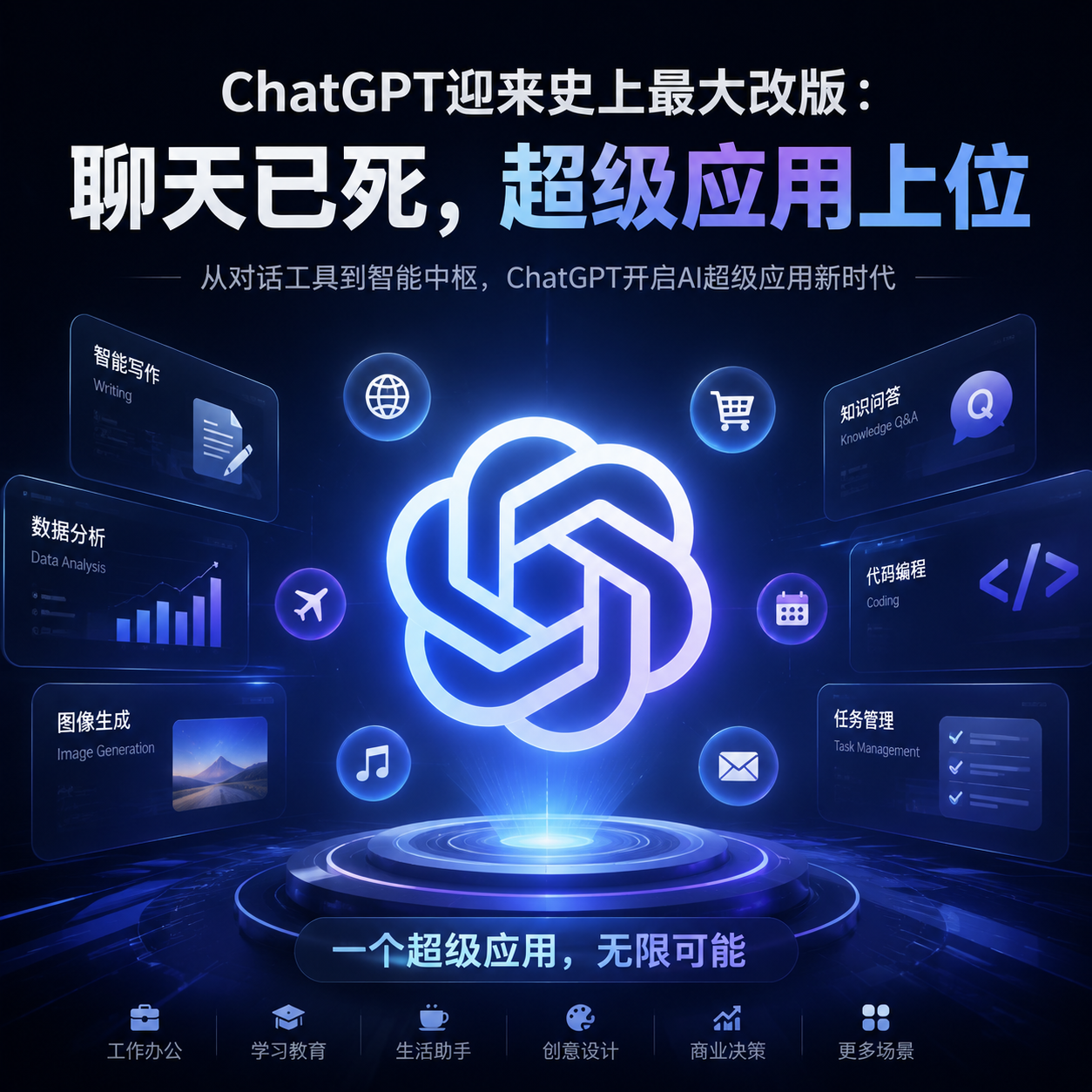 ChatGPT迎来史上最大改版:聊天已死,超级应用上位