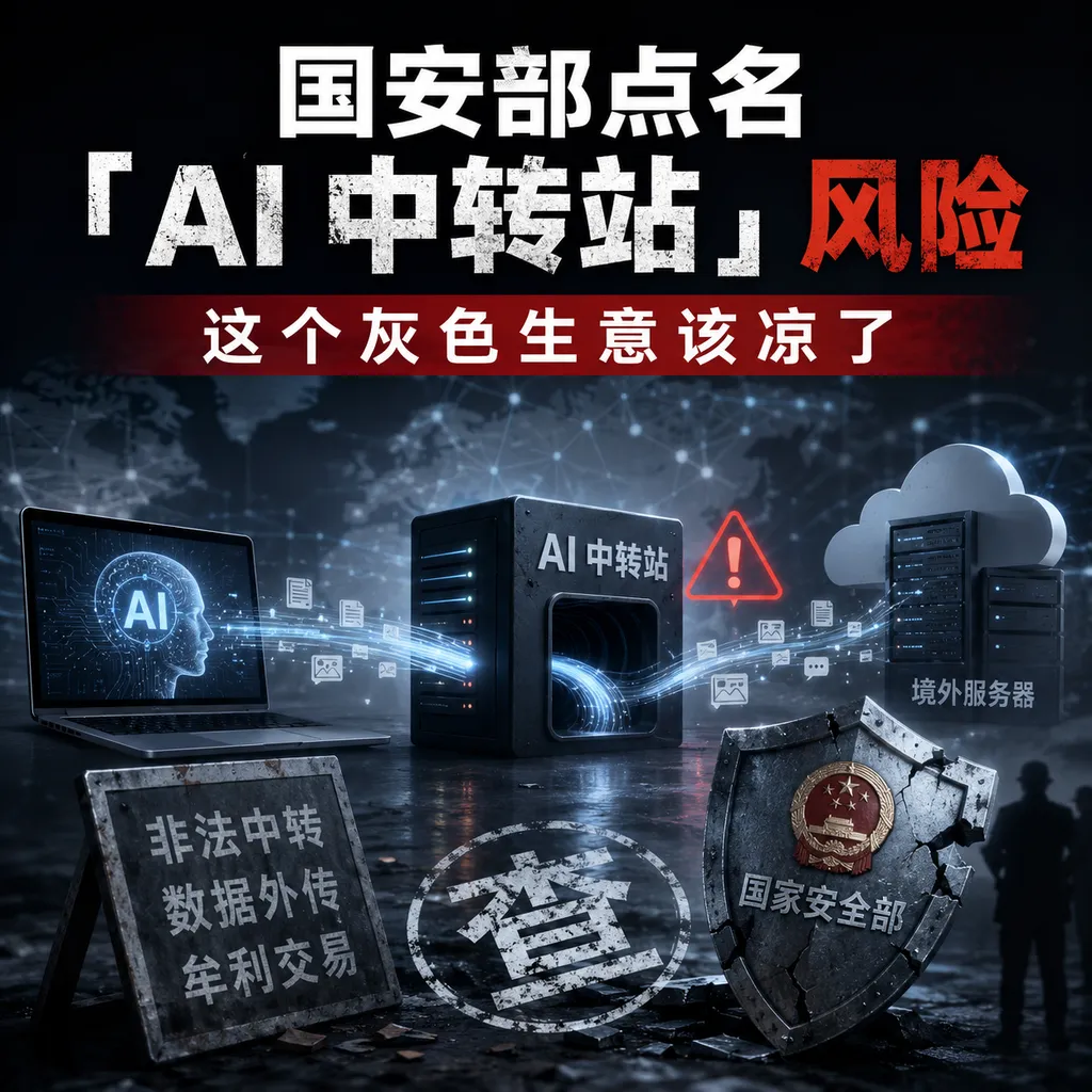 国安部点名「AI 中转站」风险,这个灰色生意该凉了