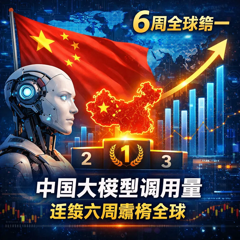 中国大模型调用量连续六周霸榜全球