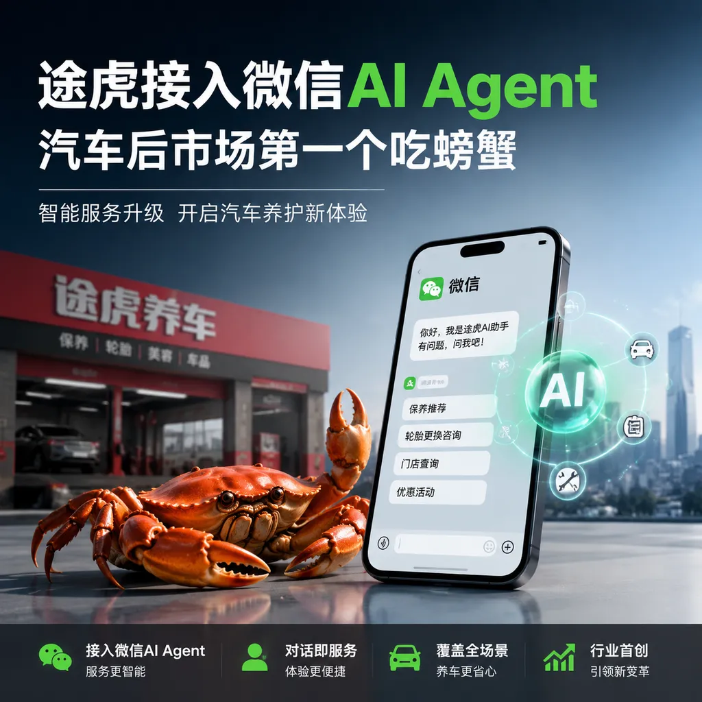 途虎接入微信AI Agent,汽车后市场第一个吃螃蟹