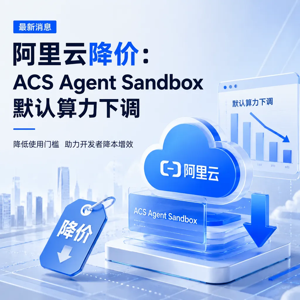 阿里云降价:ACS Agent Sandbox默认算力下调