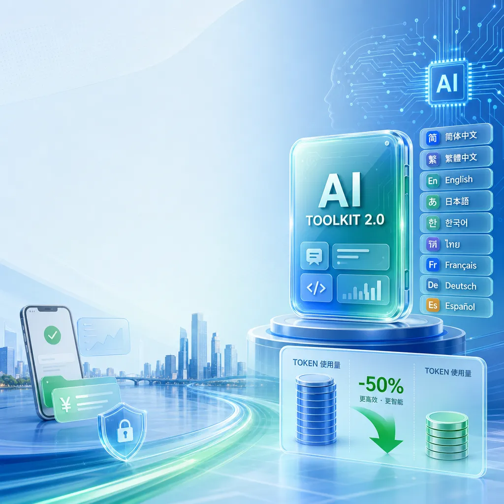 微信支付AI工具箱2.0:9语言+Token砍半